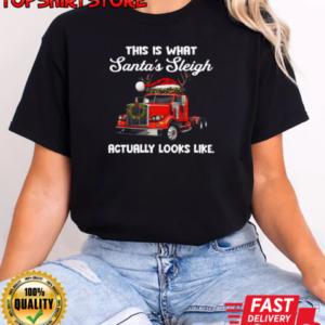 This Is What Santa's Sleigh Interesting Xmas Trucker T-Shirt Classic Women's T-shirt