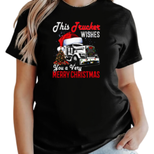 This Trucker Wishes You A Very Merry Christmas T-Shirt Classic Women's T-shirt