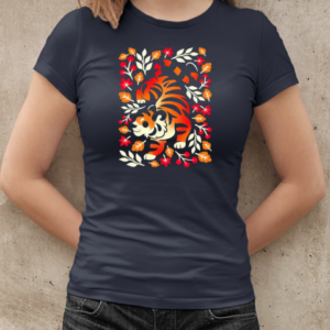 Tiger cute autumn T-Shirt Classic Women's T-shirt