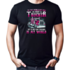 To The World My Son Is Just A Trucker But To Me That Trucker Is My World T-Shirt Classic Men's T-shirt