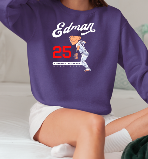 Tommy Edman #25 MLBPA Los Angeles Dodger caricature T-Shirt Unisex Sweatshirt