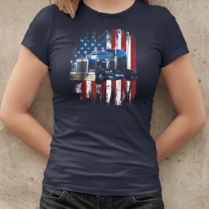 Truck Flag USA Trucker T-Shirt Classic Women's T-shirt