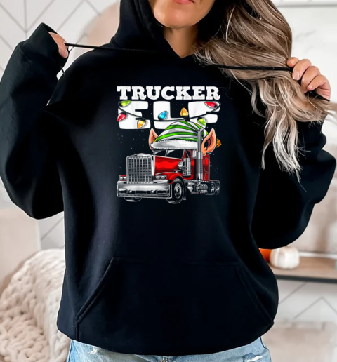 Trucker Elf T-Shirt Unisex Hoodie