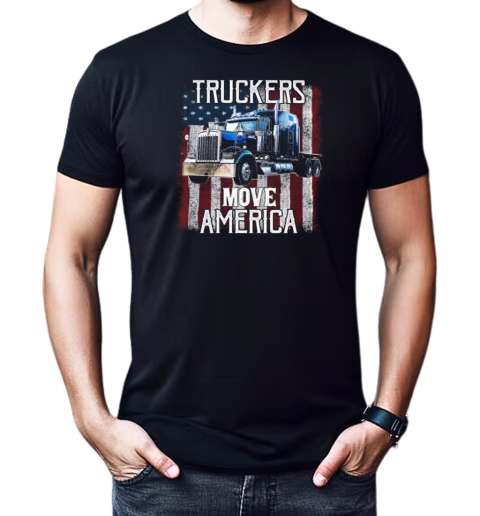 Truckers Move America T-Shirt Classic Men's T-shirt