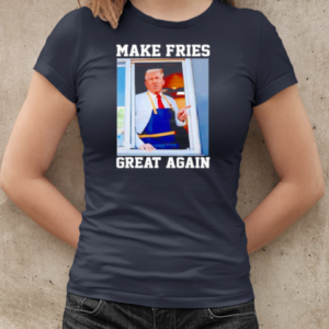 Trump 2024 french fry make french fries great again vintage photo T-Shirt Classic Women's T-shirt