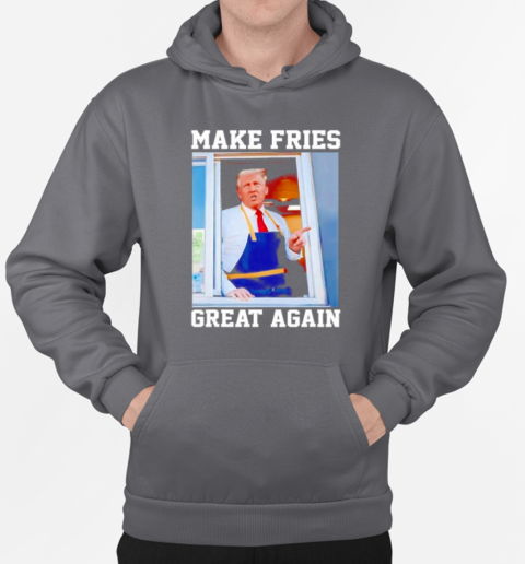 Trump 2024 french fry make french fries great again vintage photo T-Shirt Unisex Hoodie