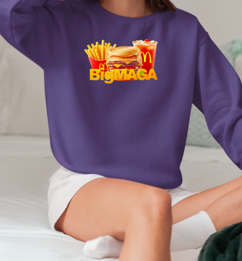 Trump McDonald's Big Maga T-Shirt Unisex Sweatshirt