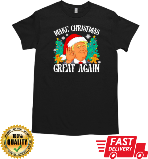 Trump Santa Make Christmas Great Again T-Shirt Classic Men's T-shirt