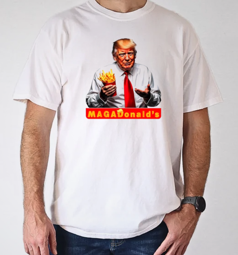 Trump Vance 2024 French Fries Funny Design T-Shirt Classic Men's T-shirt