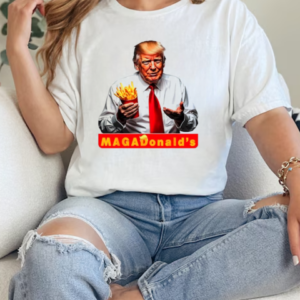 Trump Vance 2024 French Fries Funny Design T-Shirt Classic Women's T-shirt