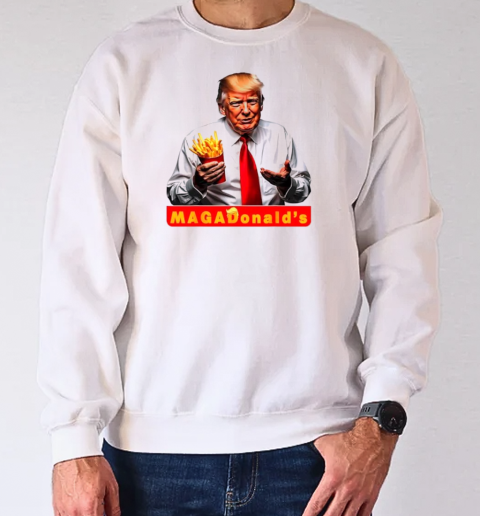 Trump Vance 2024 French Fries Funny Design T-Shirt Unisex Sweatshirt