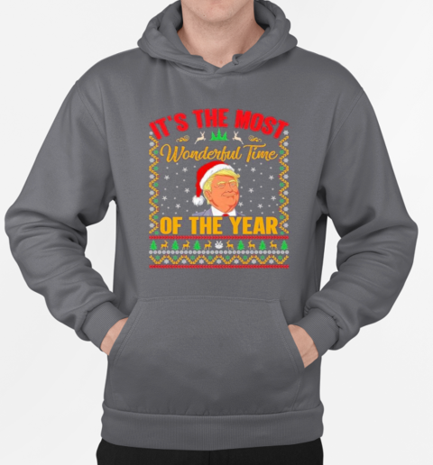 Trump it's the most wonderful time of the year Christmas T-Shirt Unisex Hoodie