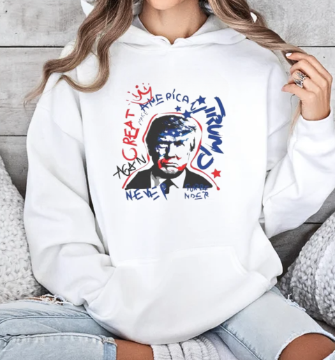 Trump make America great again never surrender T-Shirt Unisex Hoodie