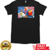 Trump riding Eagle Mcdonald's USA American T-Shirt Classic Men's T-shirt