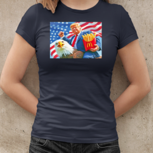 Trump riding Eagle Mcdonald's USA American T-Shirt Classic Women's T-shirt