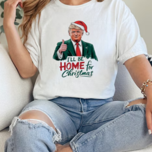 Trump thumbs up I'll be home for Christmas T-Shirt Classic Women's T-shirt