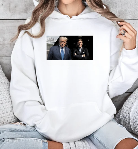 Tucker Carlson show and Trump interview T-Shirt Unisex Hoodie