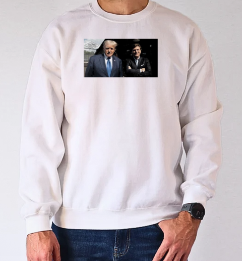 Tucker Carlson show and Trump interview T-Shirt Unisex Sweatshirt