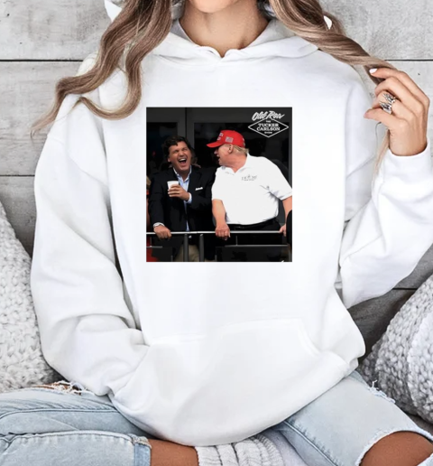 Tucker and Trump Party Photo T-Shirt Unisex Hoodie