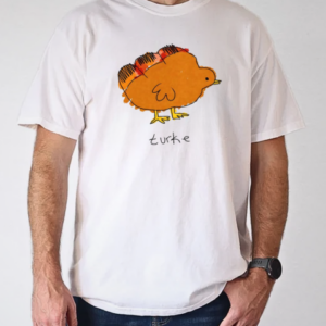 Turke Turkey Thanksgiving art T-Shirt Classic Men's T-shirt