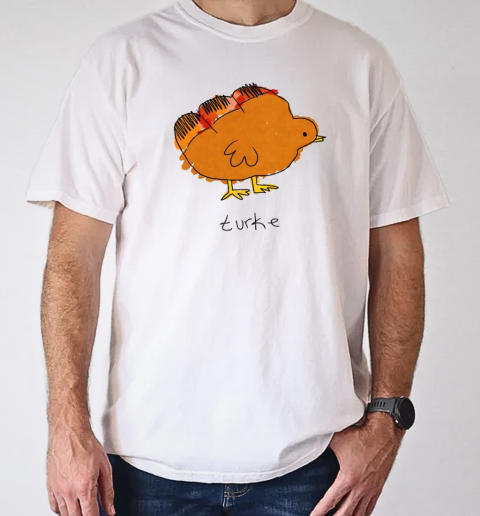 Turke Turkey Thanksgiving art T-Shirt Classic Men's T-shirt