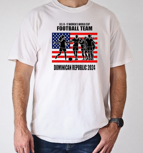 U.S. U – 17 Women's World Cup Football Team USA Flag T-Shirt Classic Men's T-shirt