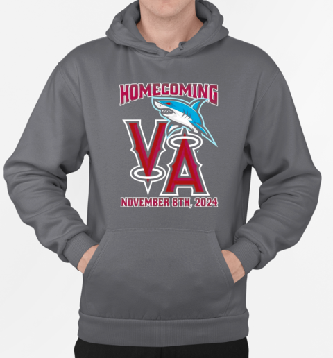 VA Homecoming shark 2024 T-Shirt Unisex Hoodie