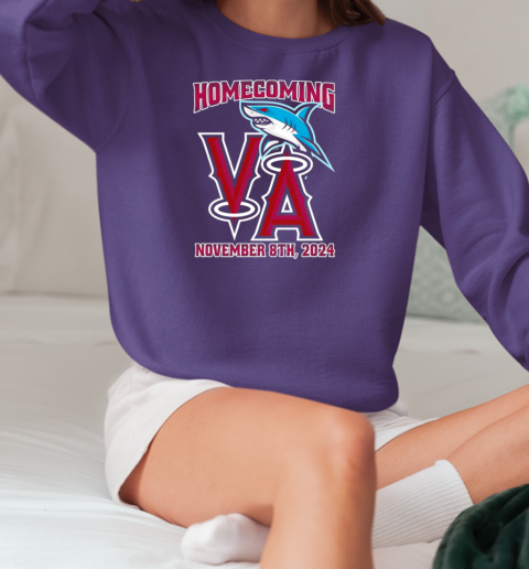 VA Homecoming shark 2024 T-Shirt Unisex Sweatshirt