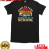 Vintage Born To Farm Forced Go To School Tractor T-Shirt Classic Men's T-shirt