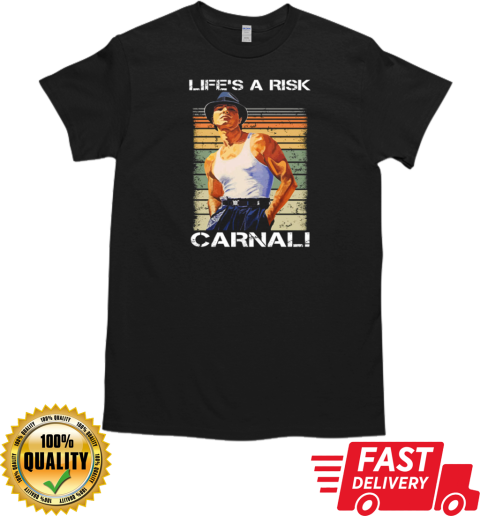 Vintage Paco Carnal Life's a Risk T-Shirt Classic Men's T-shirt