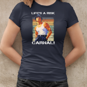 Vintage Paco Carnal Life's a Risk T-Shirt Classic Women's T-shirt