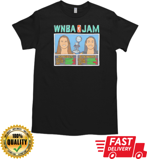 WNBA Jam Liberty 2024 Champs Ionescu and Stewart T-Shirt Classic Men's T-shirt