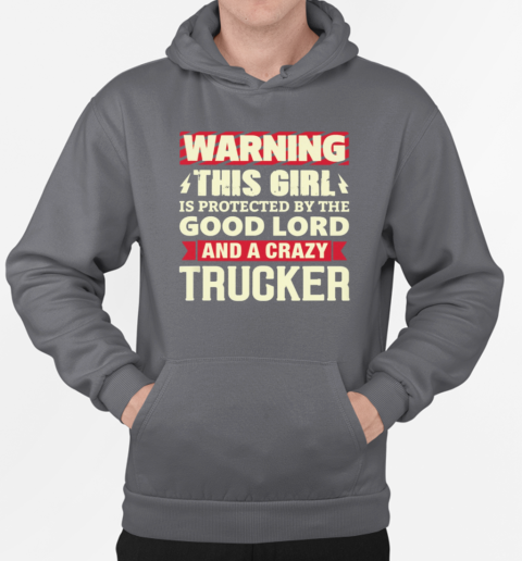 Warning This Girl Trucker T-Shirt Unisex Hoodie