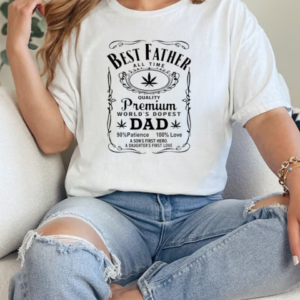 Weed best father all time world's dopest dad T-Shirt Classic Women's T-shirt