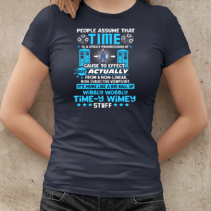 Wibbly Wobbly Timey Wimey Stuff T-Shirt Classic Women's T-shirt