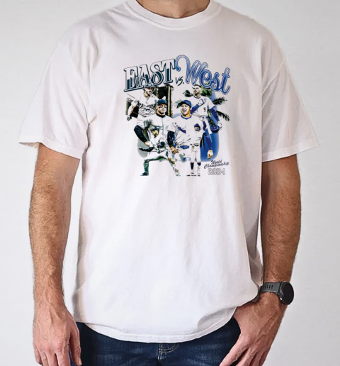 Yankees East vs Dodgers West heavyweight showdown 2024 World Championship T-Shirt Classic Men's T-shirt