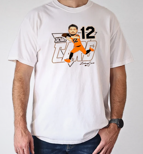 Zachary Card 12 Oregon State Beavers Caricature Signature T-Shirt Classic Men's T-shirt